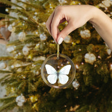 Load image into Gallery viewer, “In Loving Memory” glass ornament
